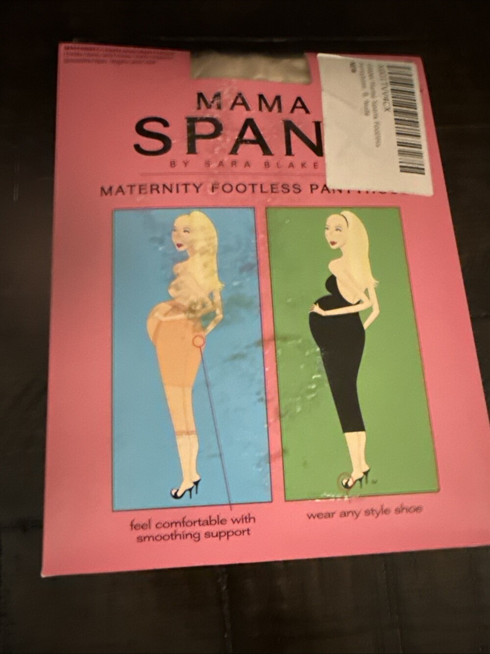 Spanx Mama Maternity Footless Pantyhose Sz A Nude NWT